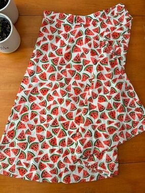 Anthropologie Watermelon Skirt